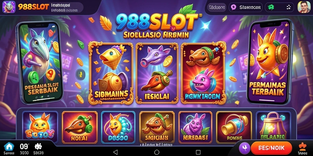 Tampilan grafik yang mengesankan dari gameplay 988SLOT.