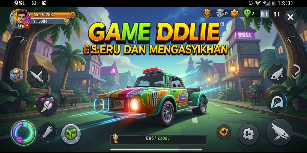 Screenshot 9SL menampilkan gameplay menarik dari mekanisme Idle.