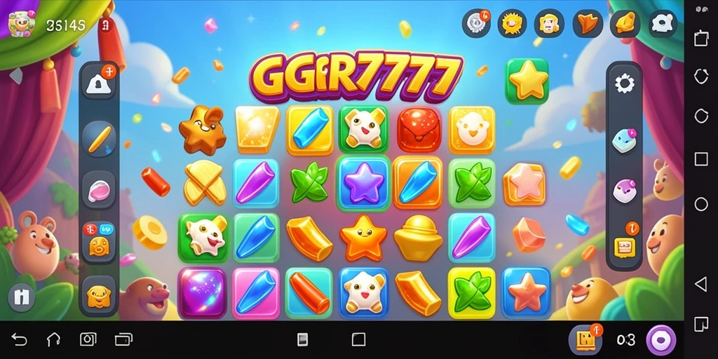 Tangkapan layar GGR7777 menampilkan gameplay yang menarik dan penuh warna.