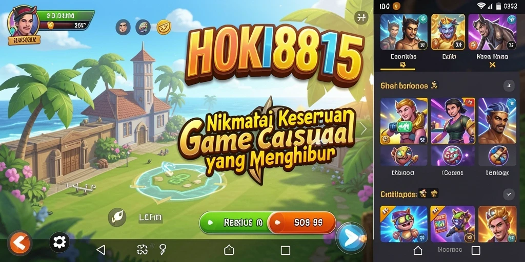 Gameplay seru HOKI8815 dengan grafik yang mencolok.