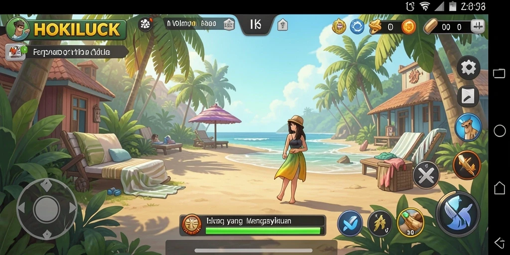 Tampilan menarik gameplay HOKILUCK yang seru.