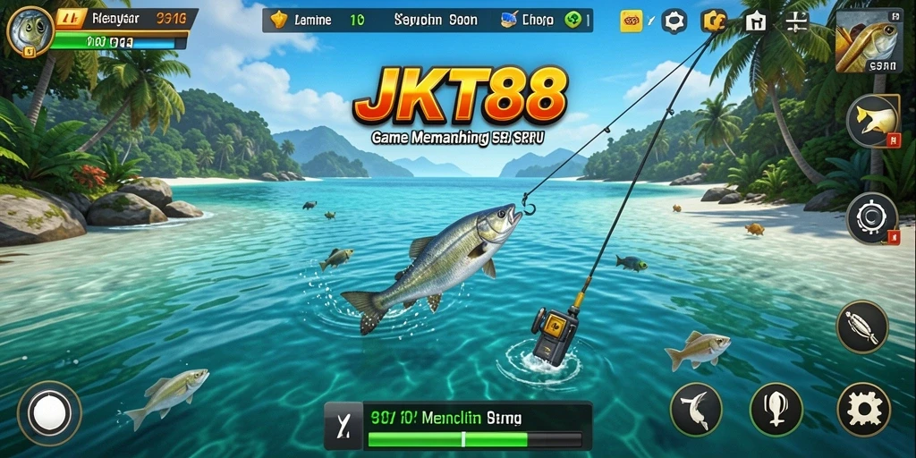Gameplay menarik JKT88 dengan aksi memancing yang seru.