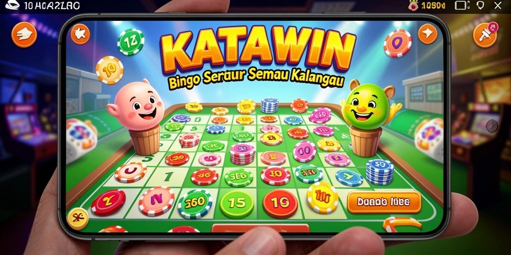 Screenshot gameplay KATAWIN yang menampilkan keseruan permainan Bingo.