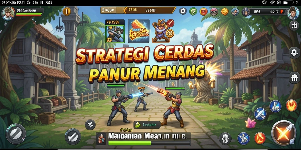 Tangkapan layar utama PK95 menampilkan aksi strategi yang mendebarkan dan gameplay yang dinamis.