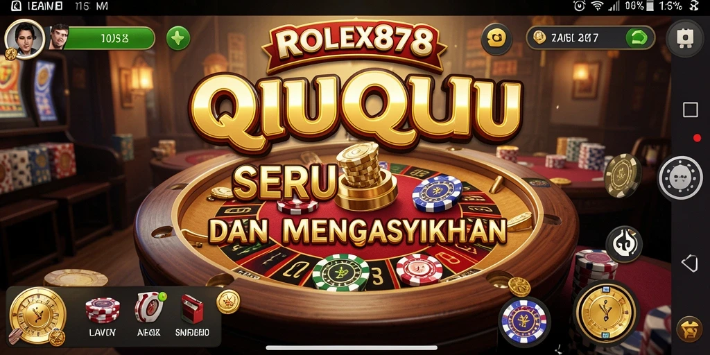 Tampilan gameplay QiuQiu yang menarik dan mendebarkan.