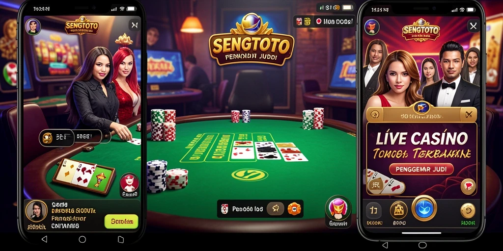 Tampilan gameplay Live Casino SENGTOTO yang mengesankan dan interaktif.